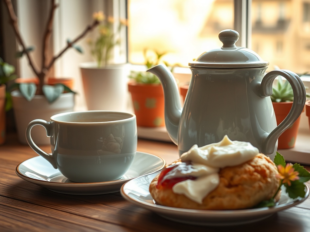 Inside the Orchard House Tea Room